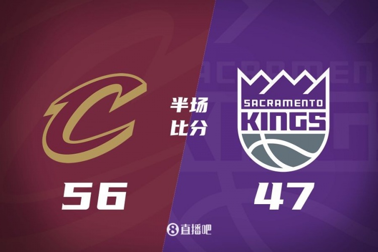半場(chǎng)戰(zhàn)報(bào):騎士領(lǐng)先國(guó)王9分 蒙克14分4助 米切爾9分5板杰羅姆12分